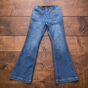 Y2K Indigo Poppy Charley Bootcut Flare Jeans Size 12 W31xL31 Medium Wash Stretch